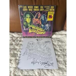 The Revenge of Alice Cooper Violet 2LP Autographed In Hand!